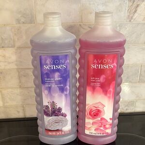 Avon Senses Lavender garden and Soft pink Bubble Bath Duo. 700ml